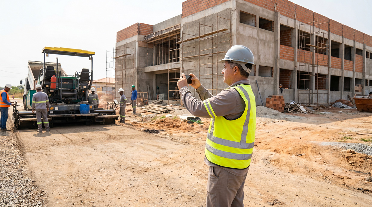 Obra e fiscalização